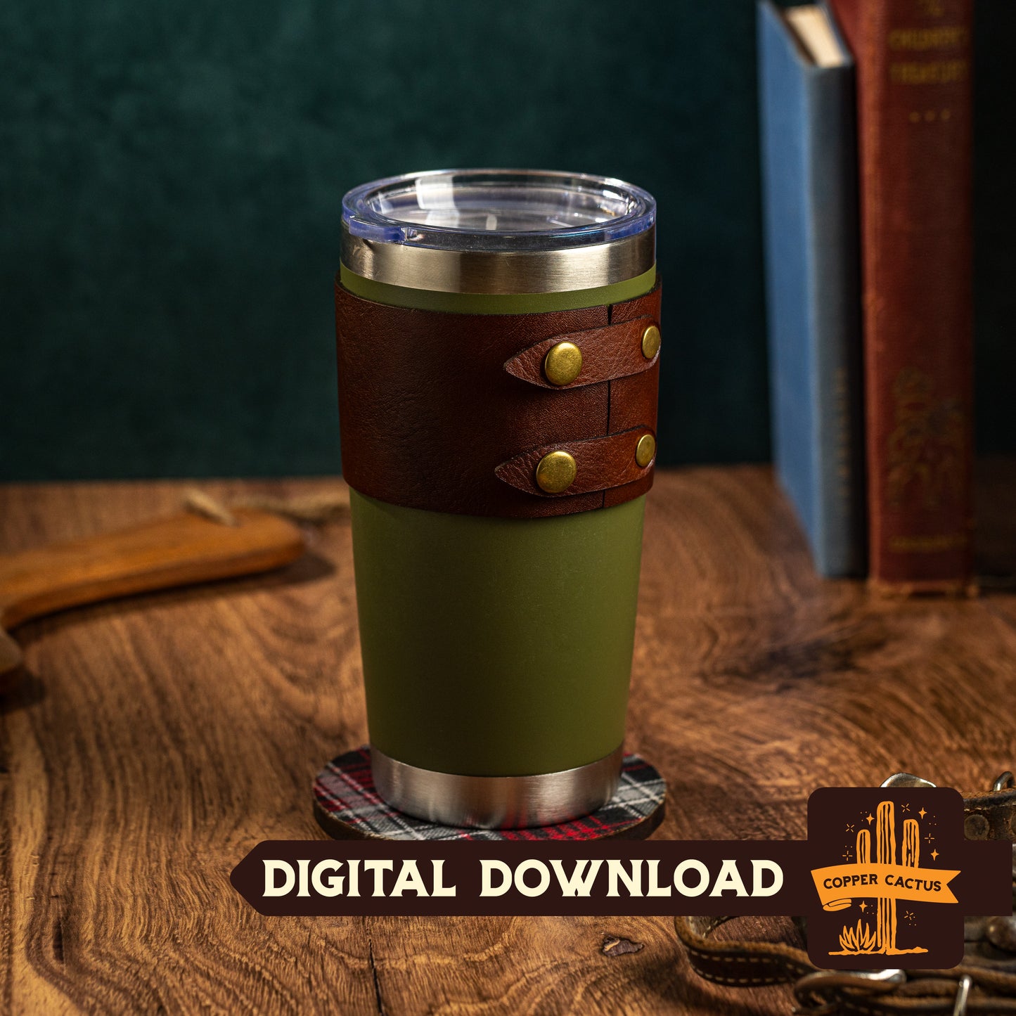 20oz Tapered Tumbler Wrap - Laser File - Digital Download