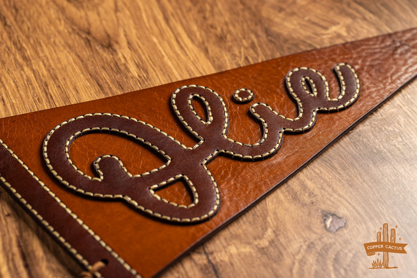 Personalized Leather Pennant