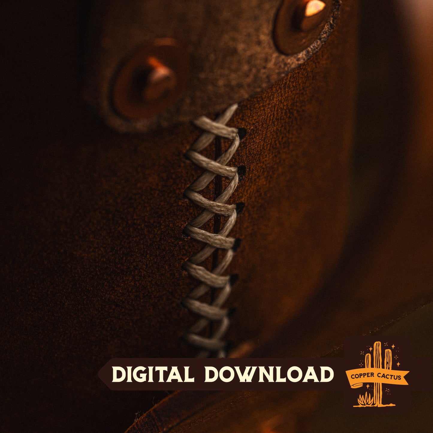 Wide Mouth Pint Mason Jar Leather Sleeve - Digital Template