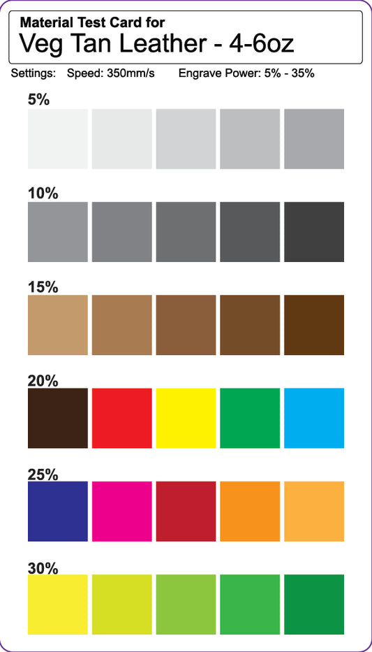 FREE Laser Test Card | SVG Cut File