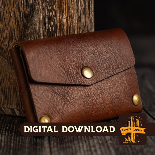 Leather Business Card Holder Cut File - Digital Download