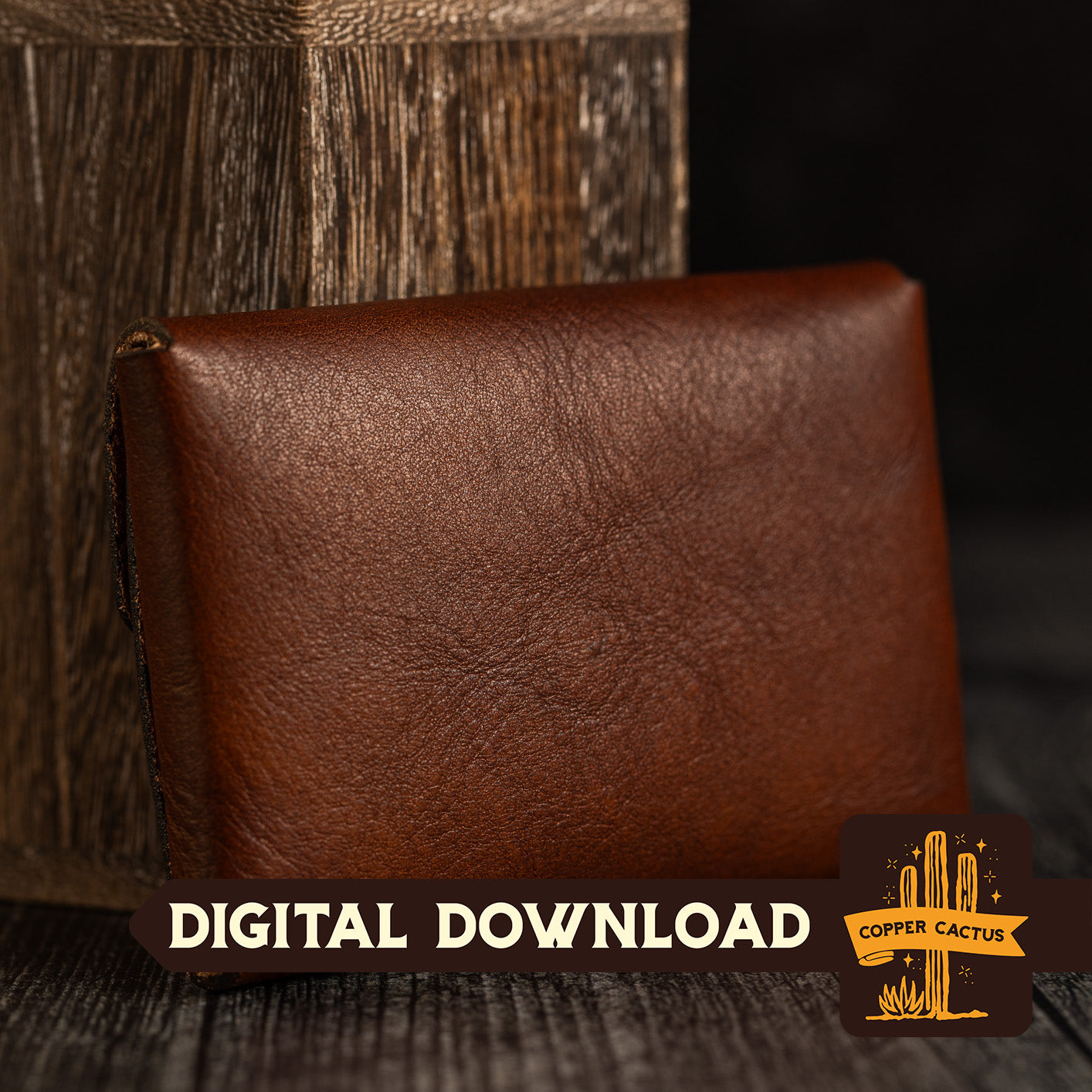 Leather Business Card Holder Cut File - Digital Download