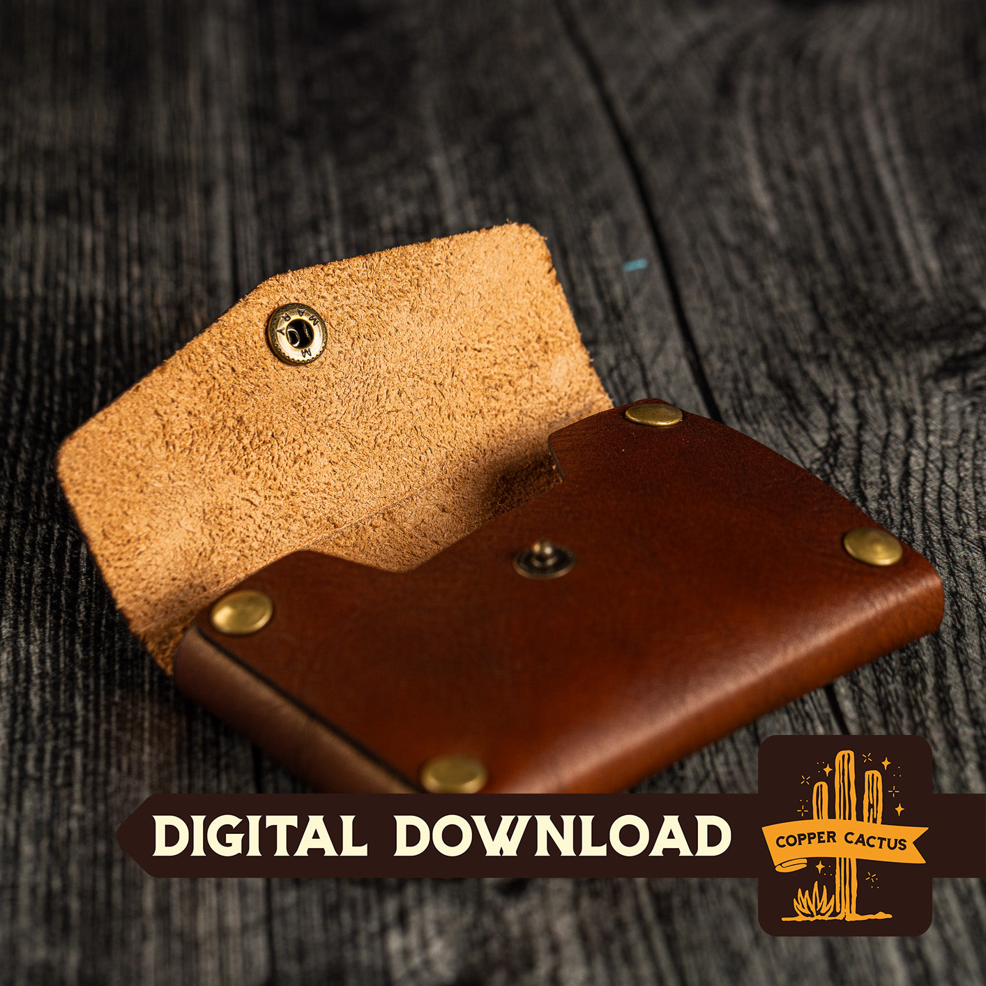 Leather Business Card Holder Cut File - Digital Download