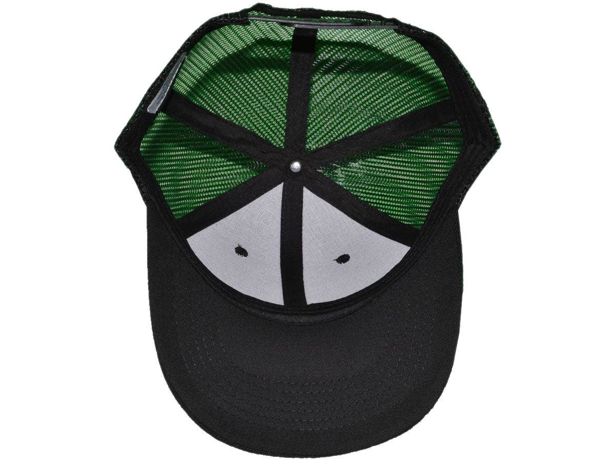 *Youth Size* Blank Trucker Hats - Structured Mesh BK Caps
