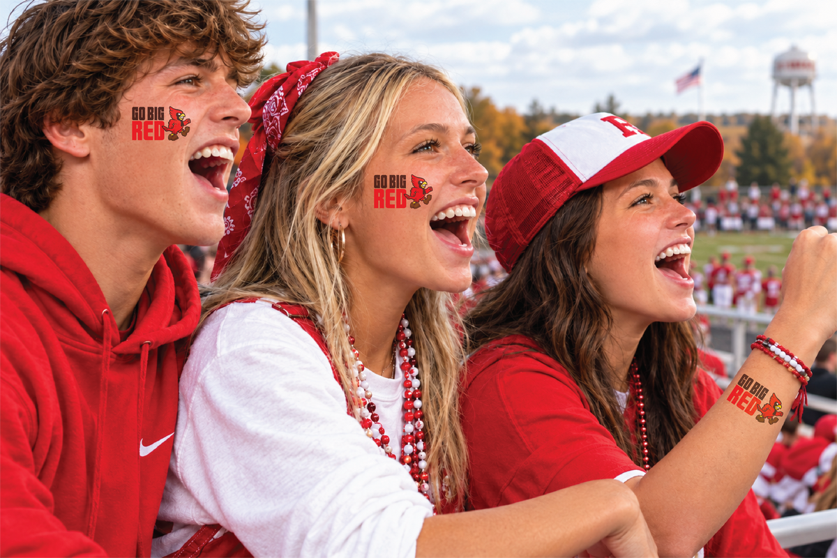 Go Big Red Tattoo