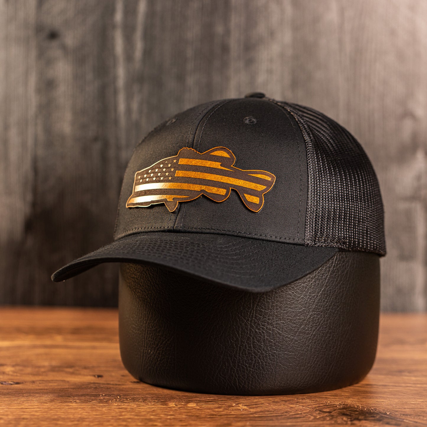 Largemouth Bass USA Flag  | Trucker Hat