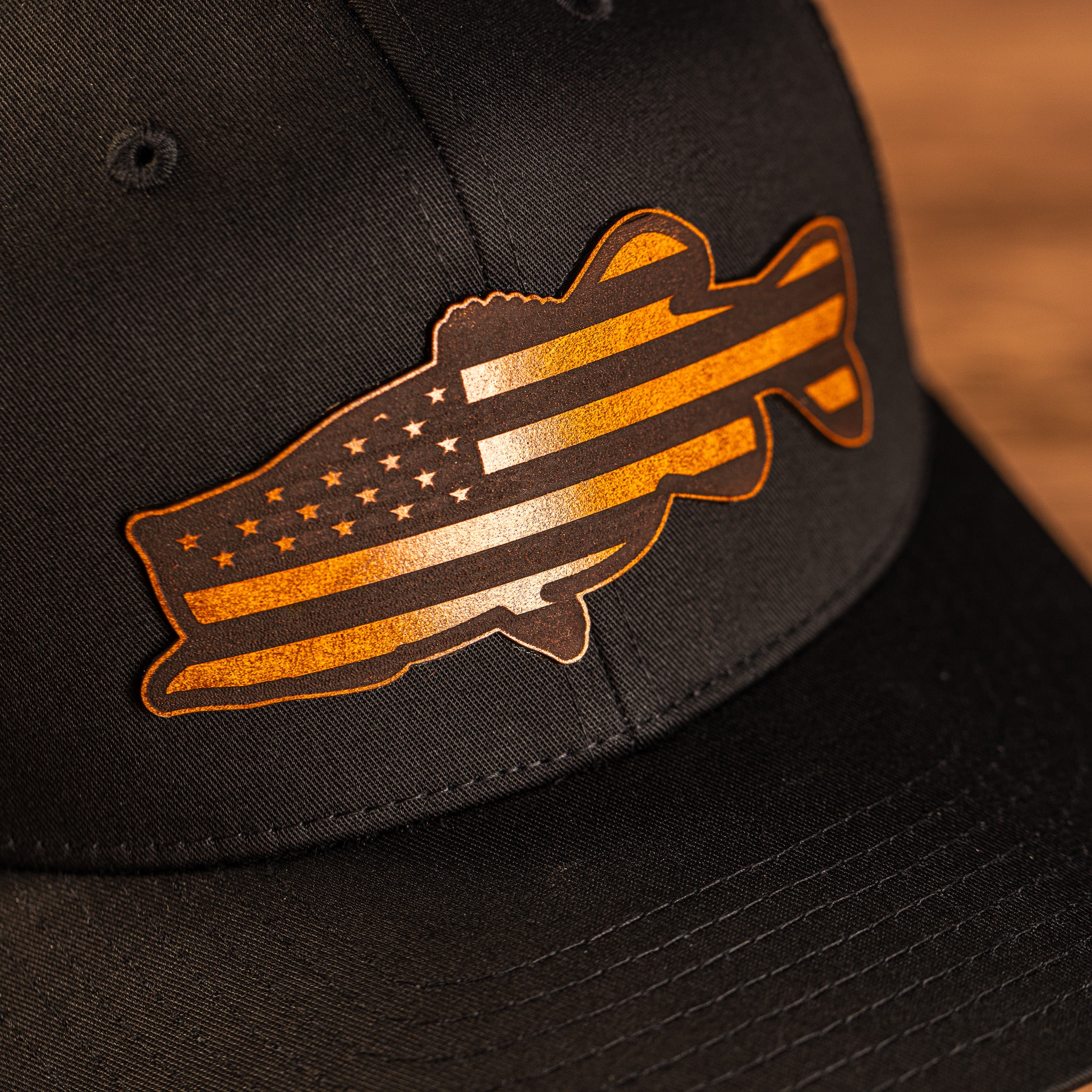 Largemouth Bass USA Flag  | Trucker Hat