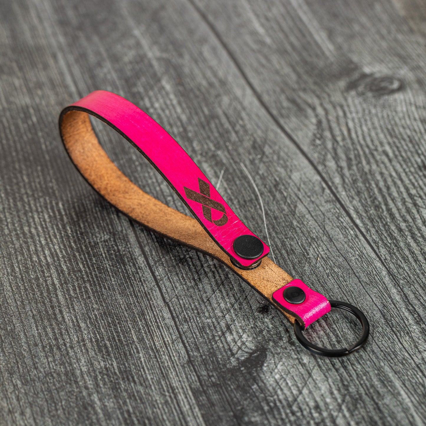 Breast Cancer Snap Keychain