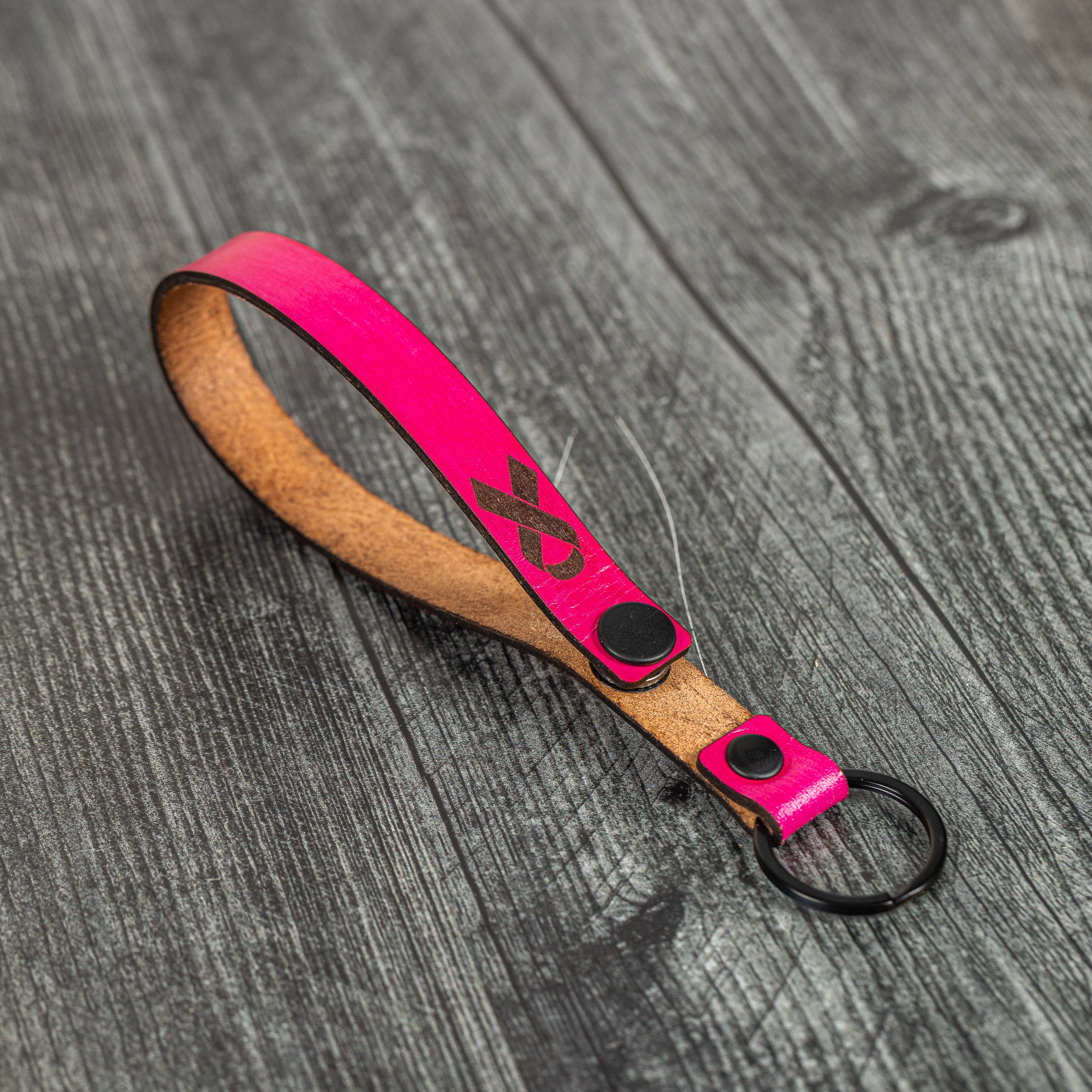 Breast Cancer Snap Keychain