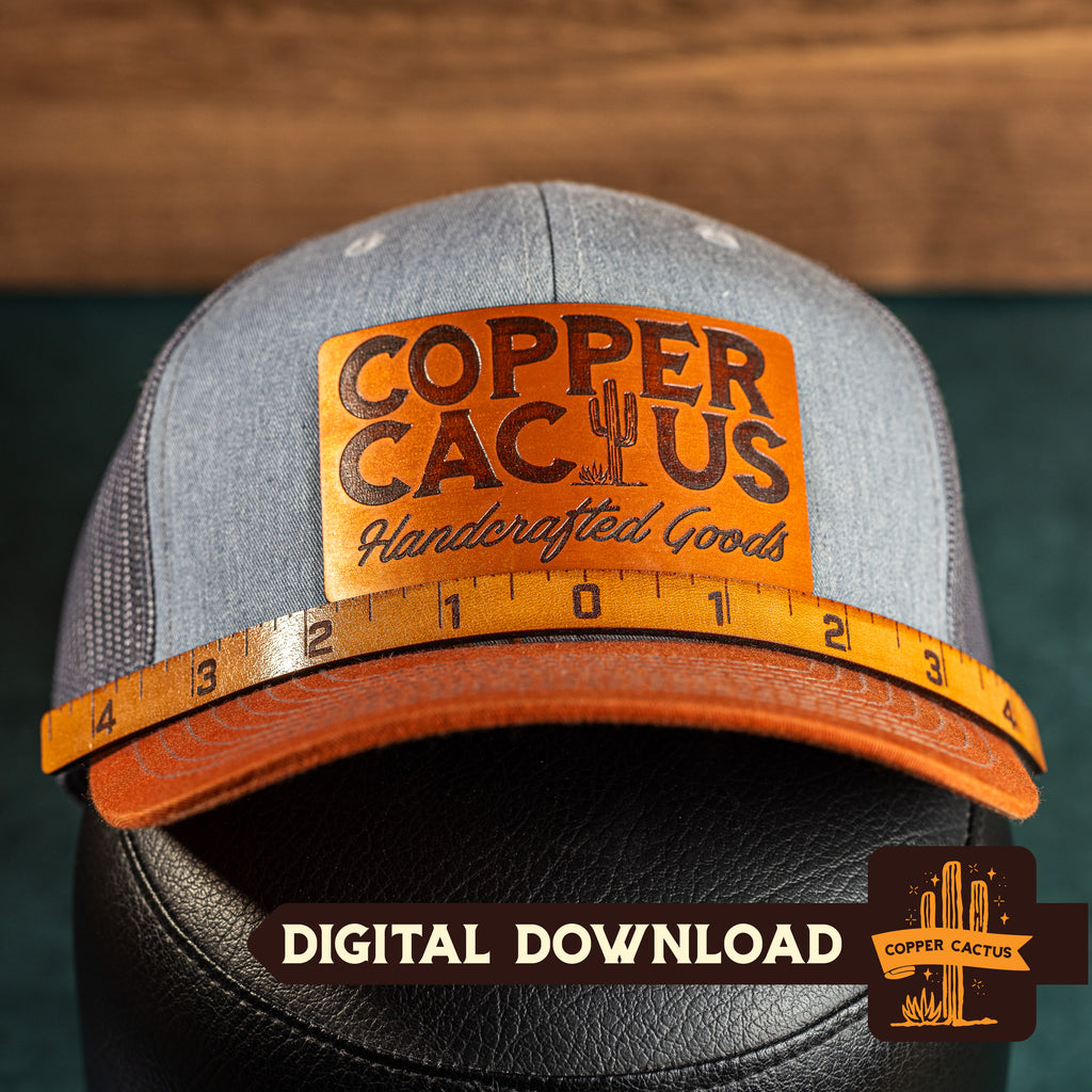 Hat Patch Guide | SVG Laser File