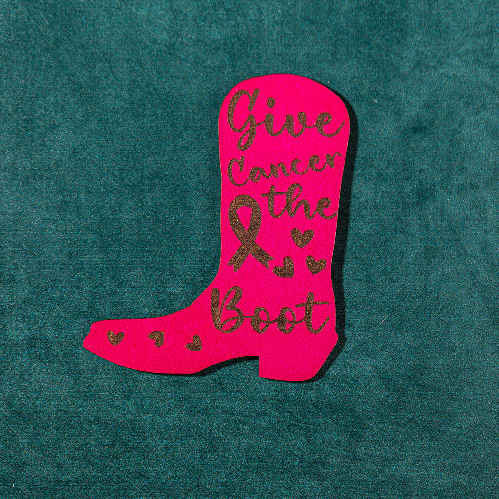 Give Cancer the Boot | Leather Patch