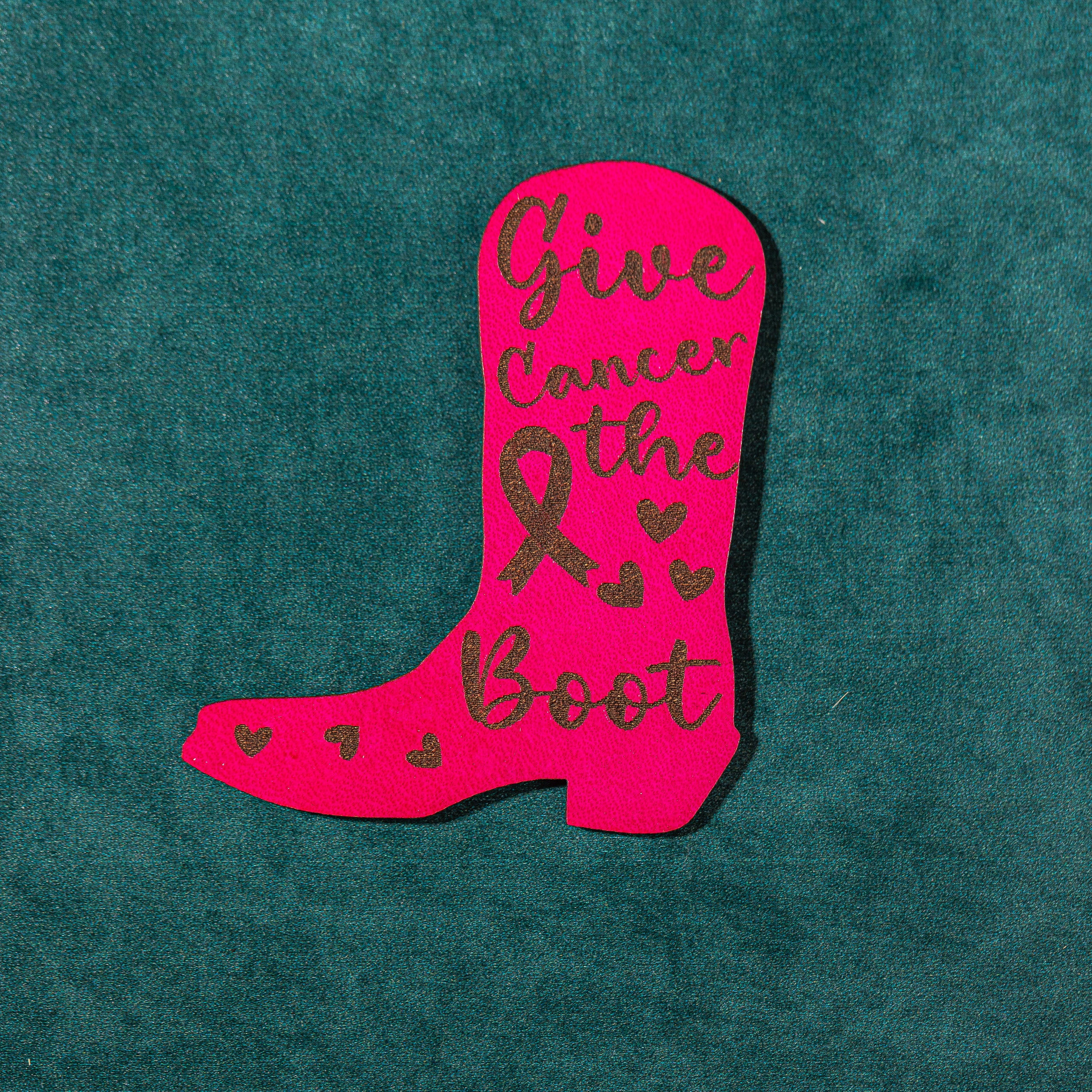 Give Cancer the Boot | Leather Patch