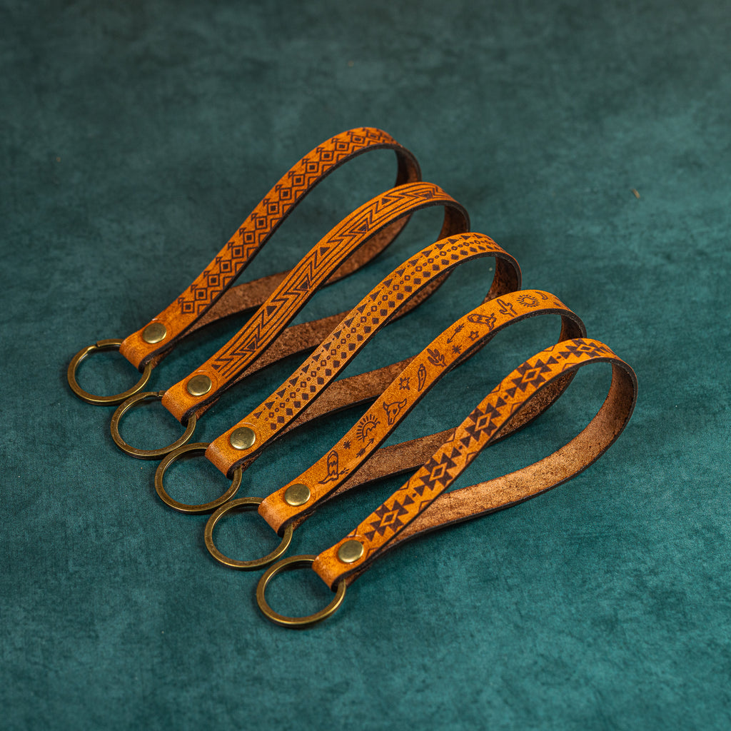 Southwest Pattern Wristlet Key Fobs