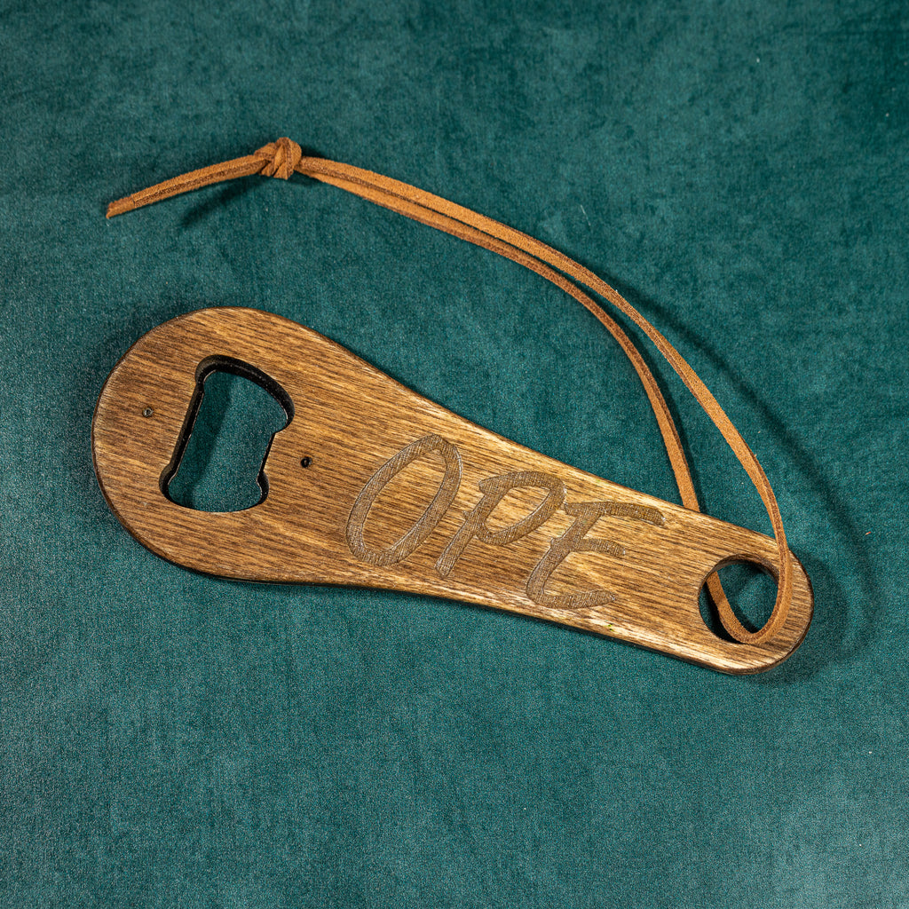 'OPE' Bottle Opener