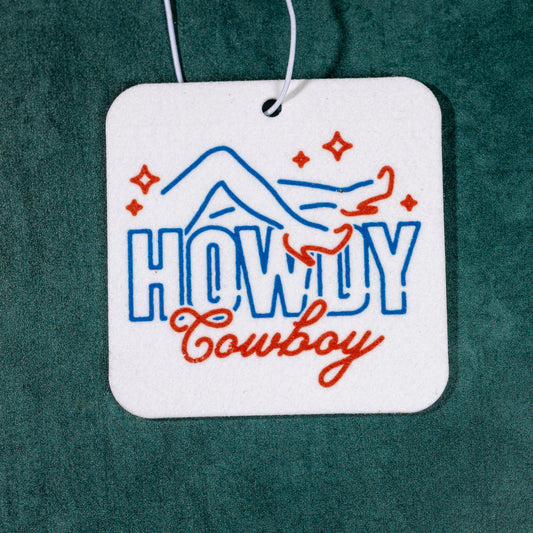 Felt Car Freshie | Howdy Cowboy