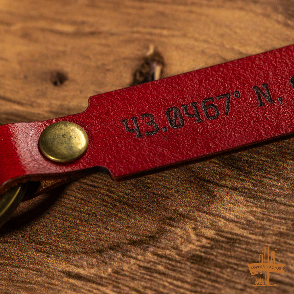 Highland, WI keychain