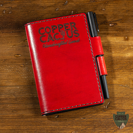 Small Notebook Cover (Field Notes size) with Pen Loop Closure