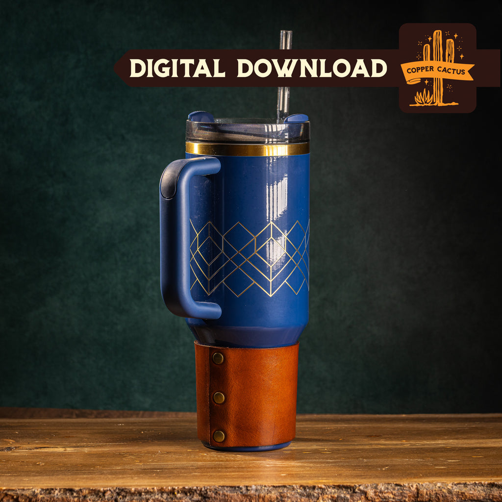 Stanley 40oz Tumbler BOTTOM Wrap - Laser File - Digital Download
