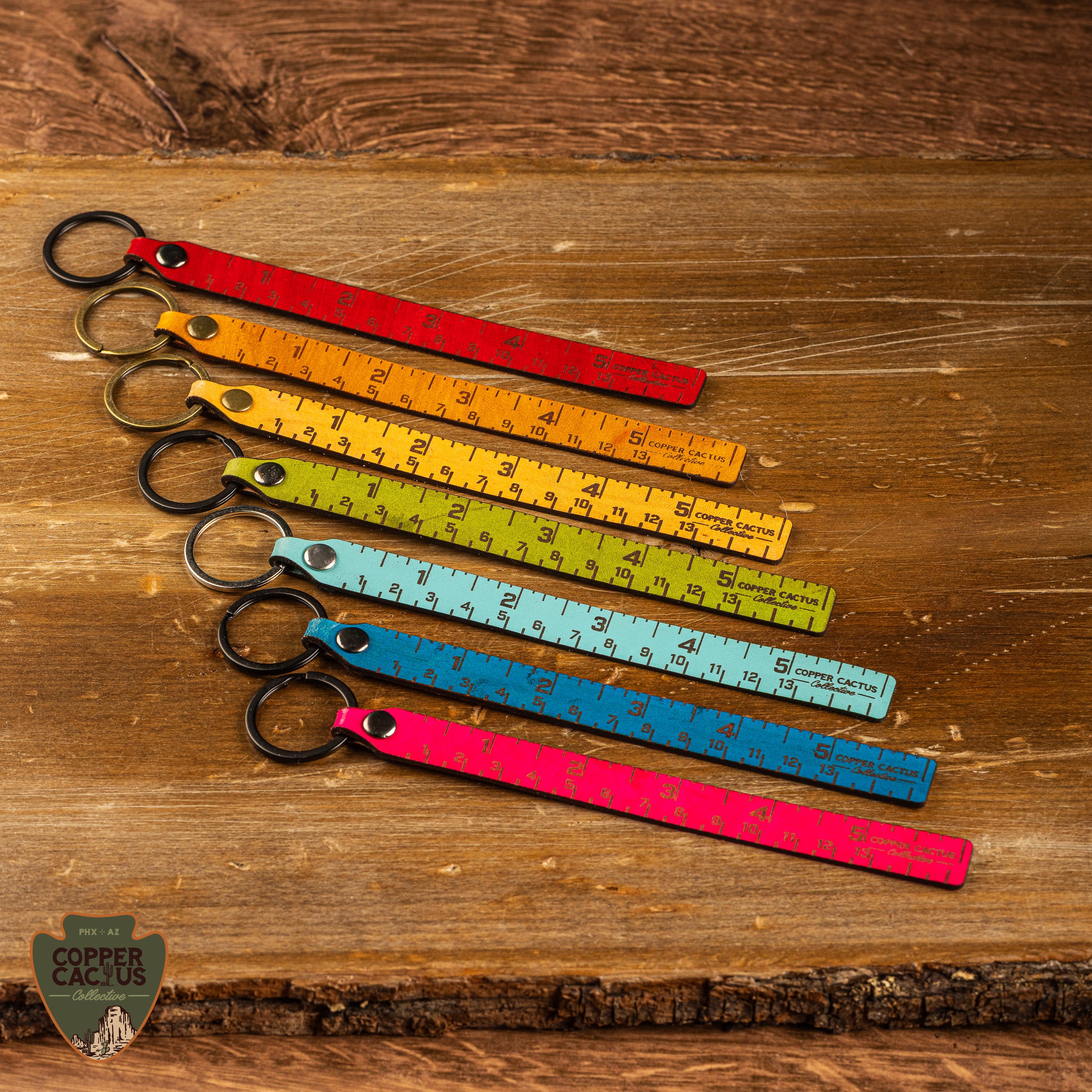 6in Measuring Keychain – Copper Cactus Collective