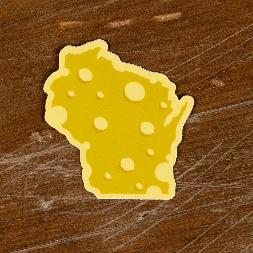 Cheesy Wisconsin Sticker