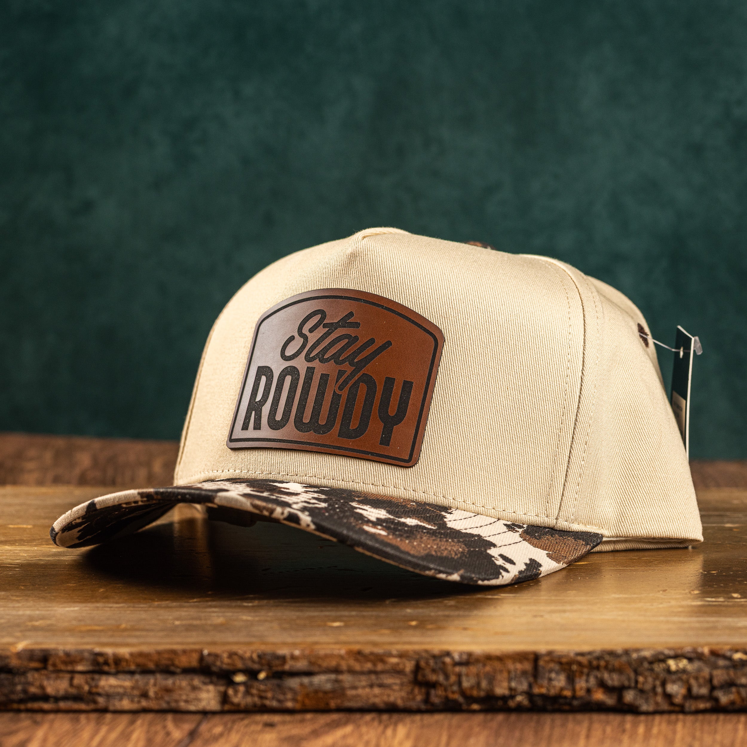 Stay Rowdy | Cowprint Trucker