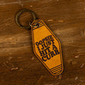 'OOPSIE I Just Hit A Curb' | Leather Motel Style Keychain