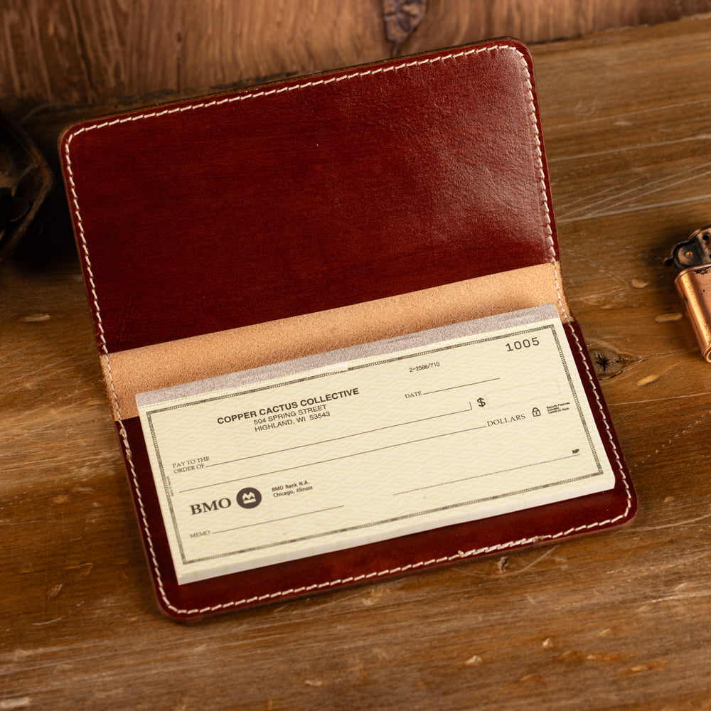Minimalist Checkbook Cover