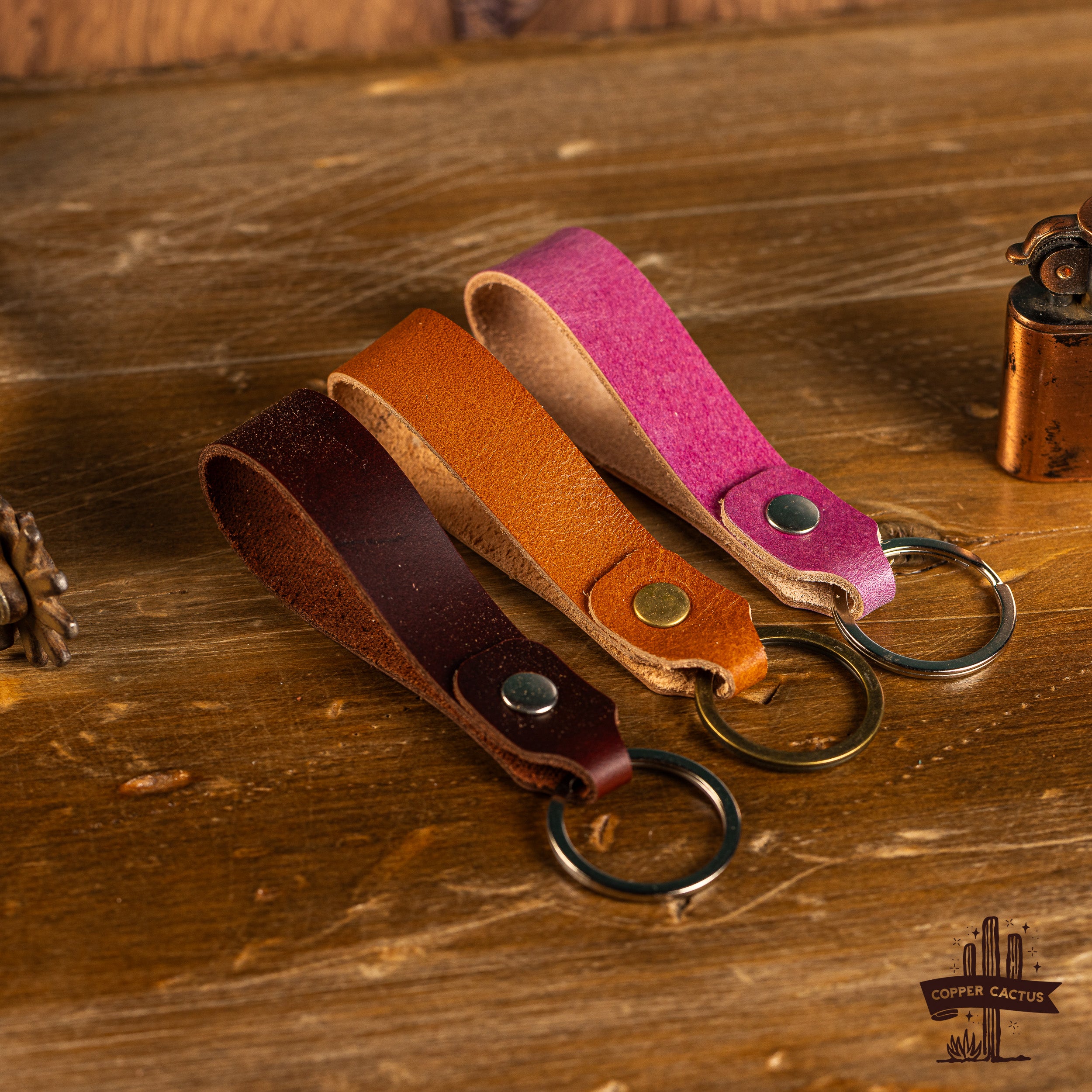 Minimalist Leather Key Loop