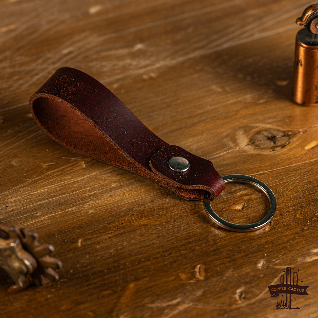 Minimalist Leather Key Loop