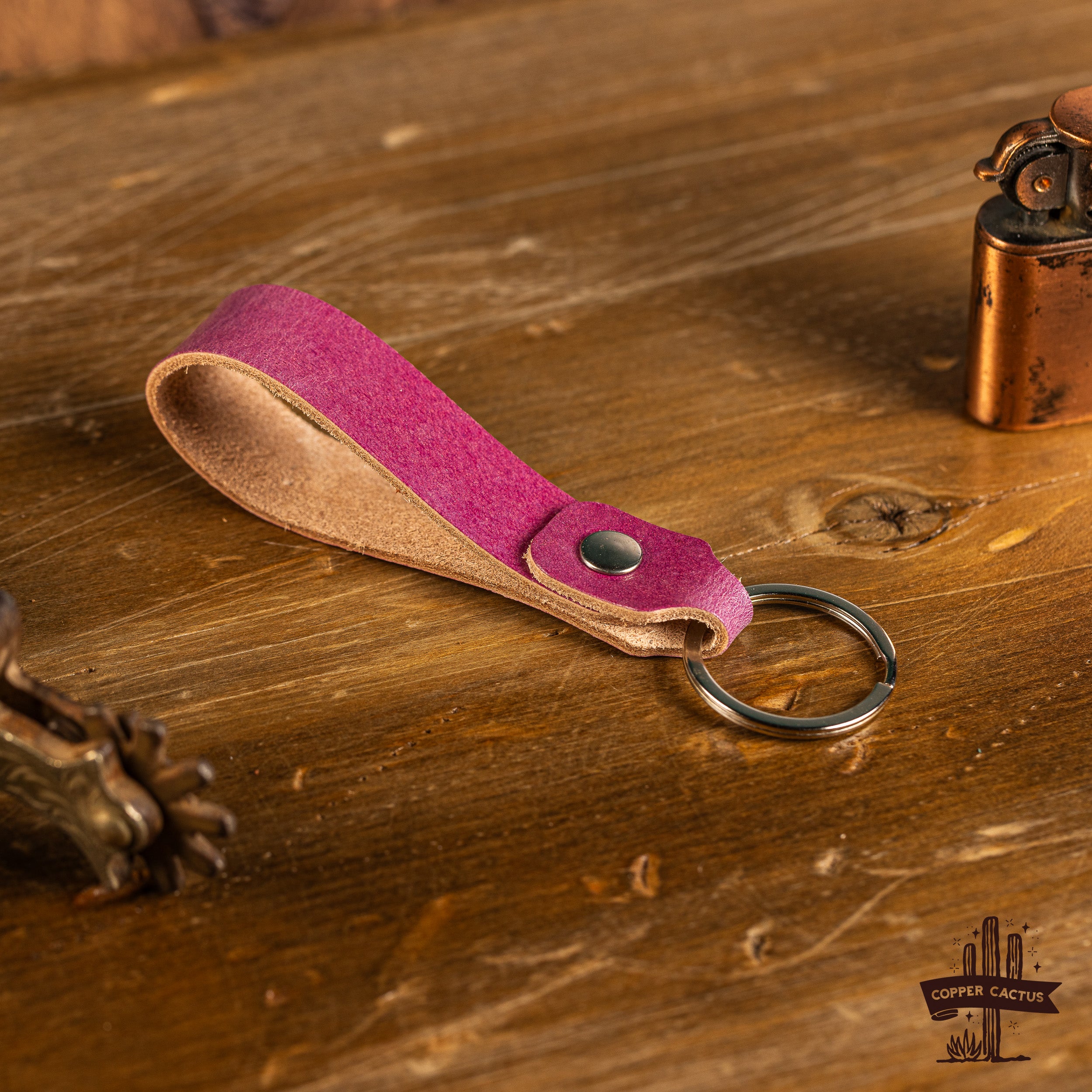 Minimalist Leather Key Loop