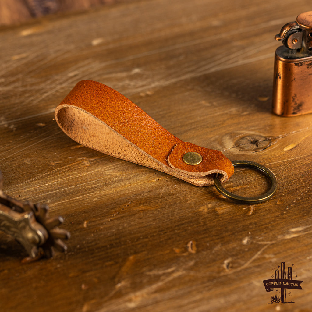 Minimalist Leather Key Loop