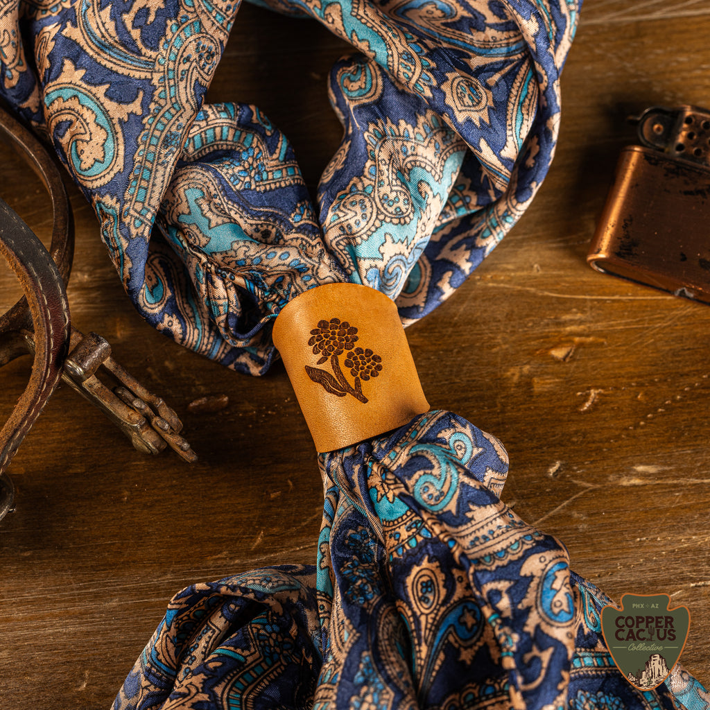 Leather Scarf or Bandana Slide