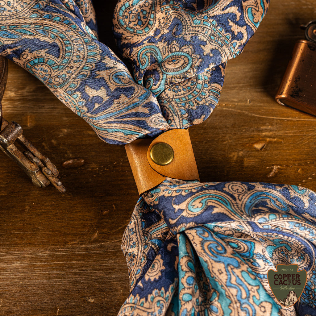 Leather Scarf or Bandana Slide
