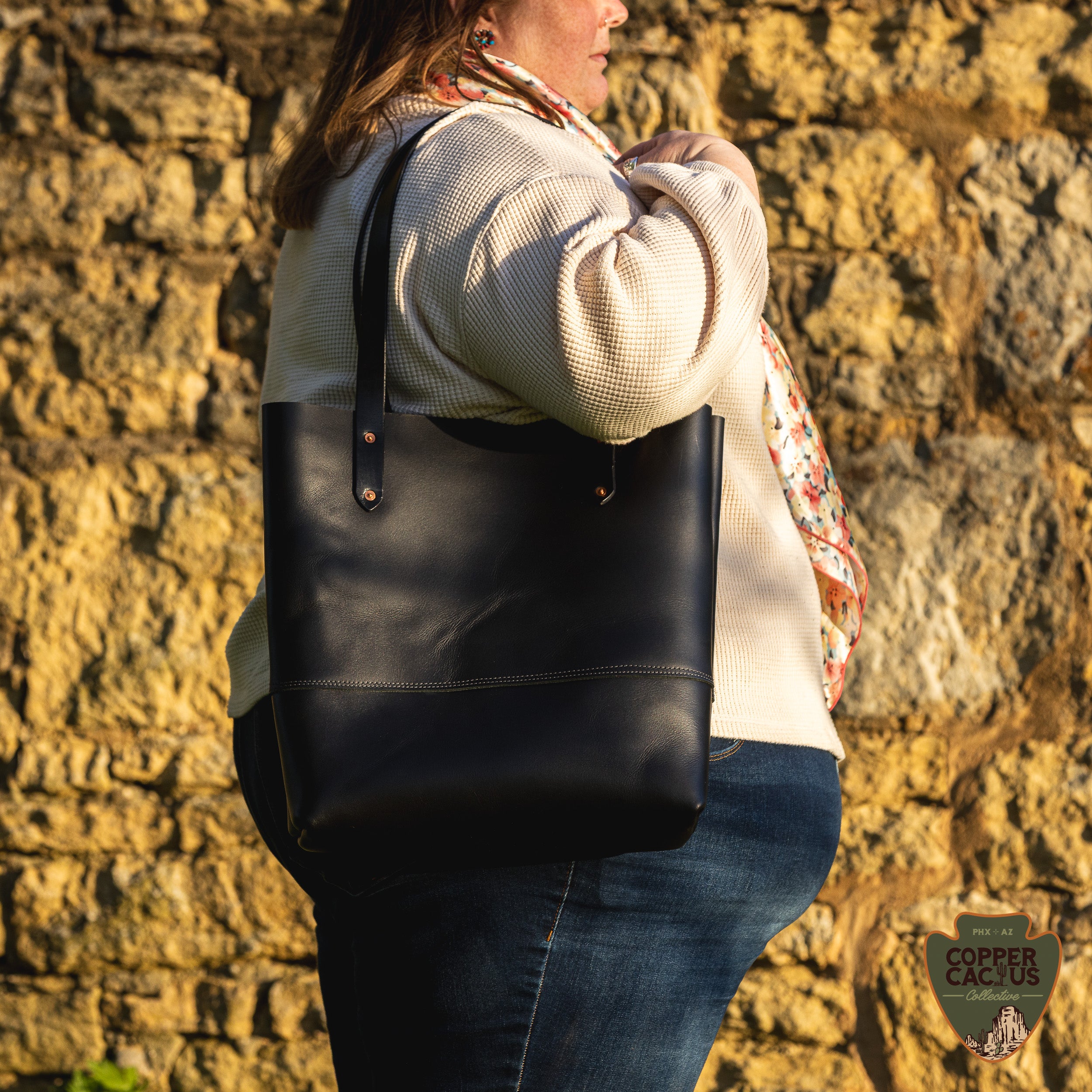 The Tombstone Leather Tote