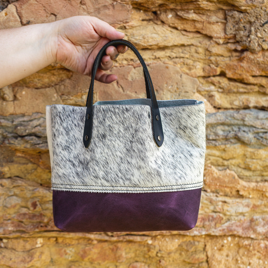 Hair-on Cowhide Tote Bag