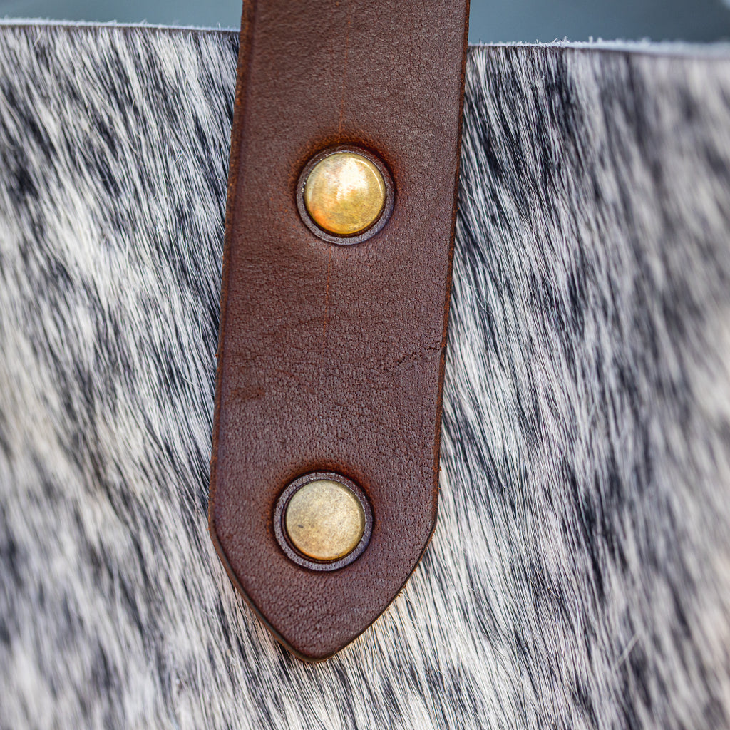 Hair-on Cowhide Tote Bag