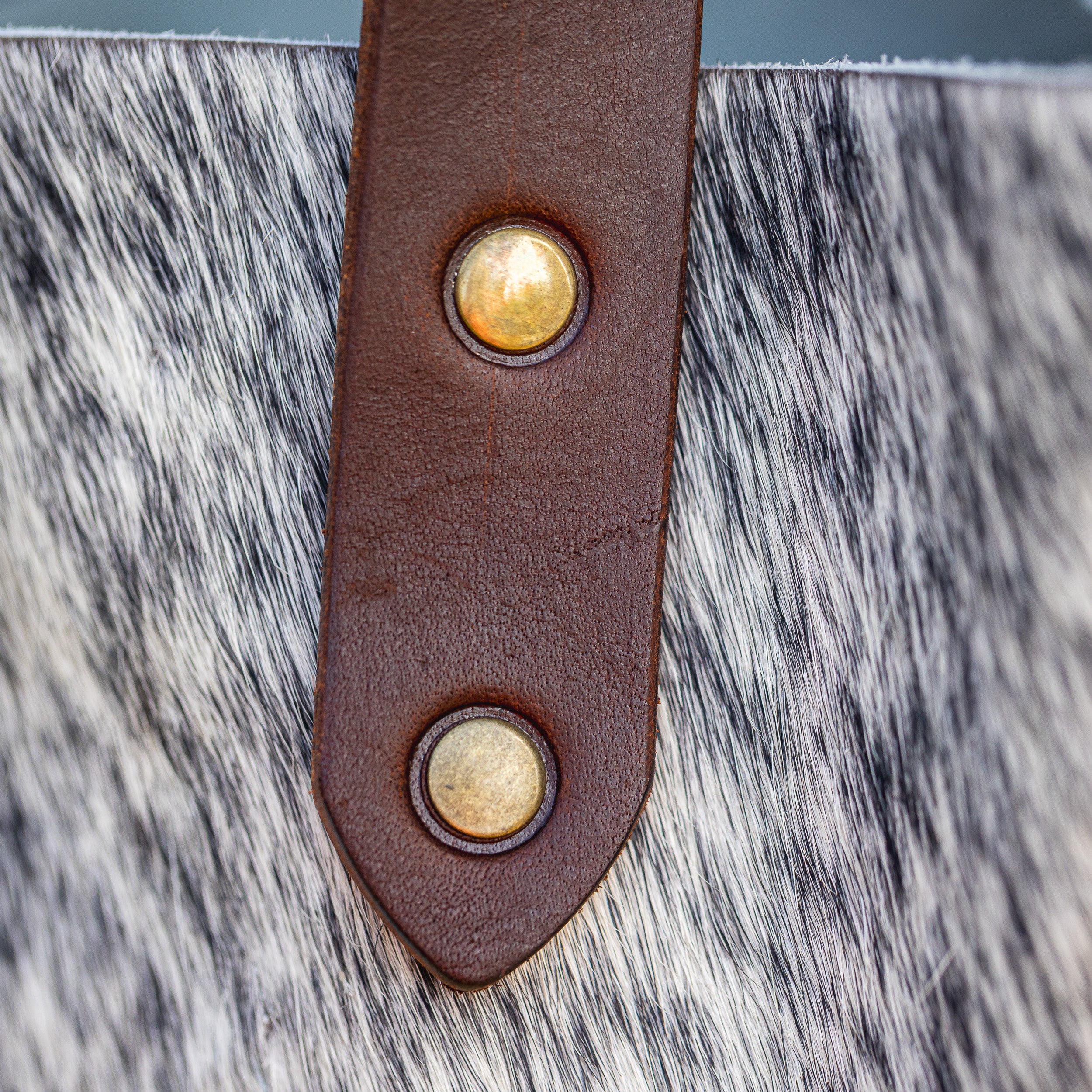Hair-on Cowhide Tote Bag