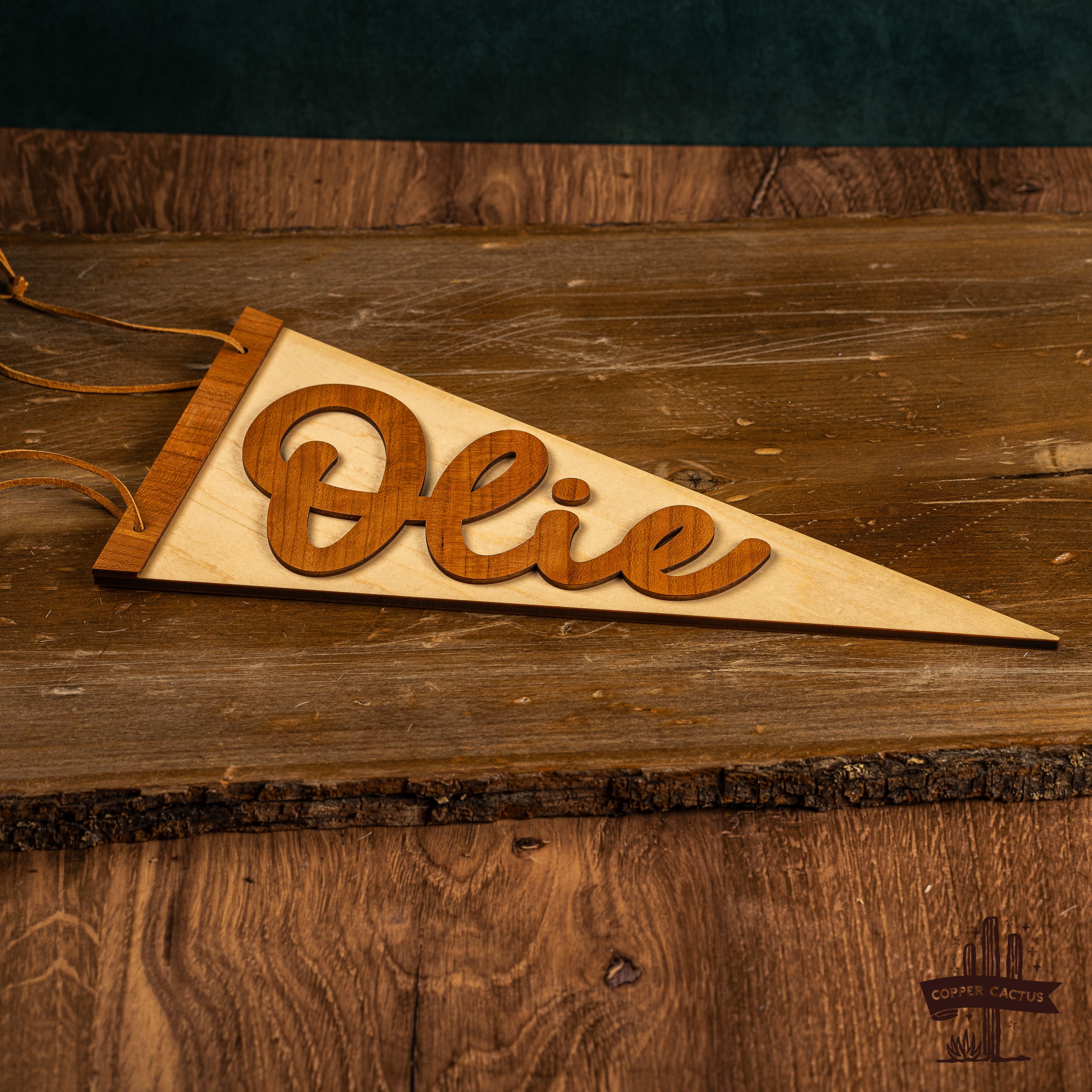 Wooden Name Pennants - Personalized Gifts