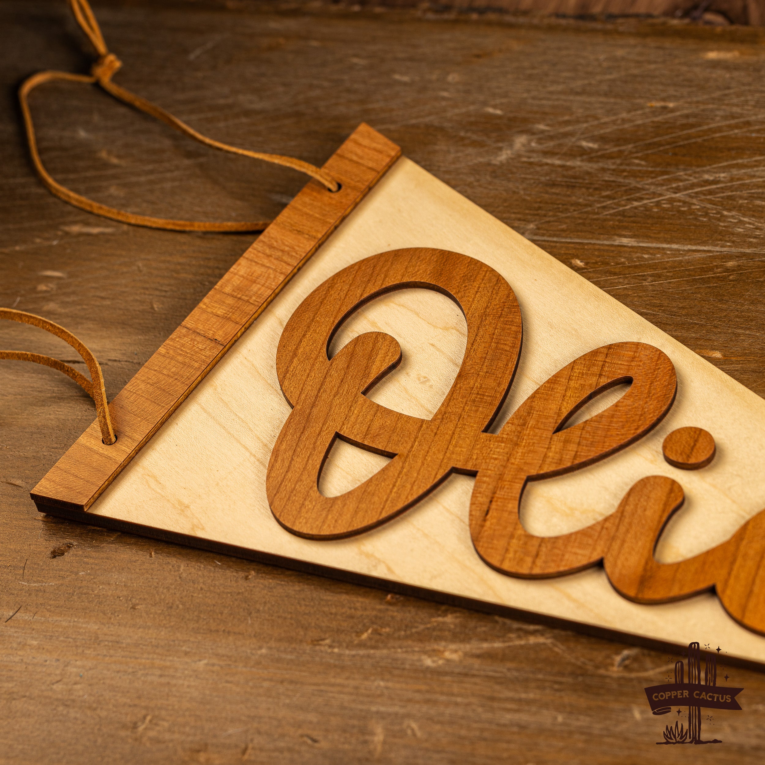 Wooden Name Pennants - Personalized Gifts
