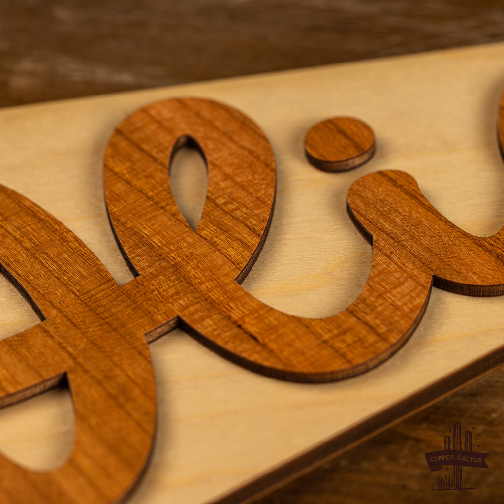 Wooden Name Pennants - Personalized Gifts
