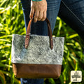 Hair-on Cowhide Tote Bag