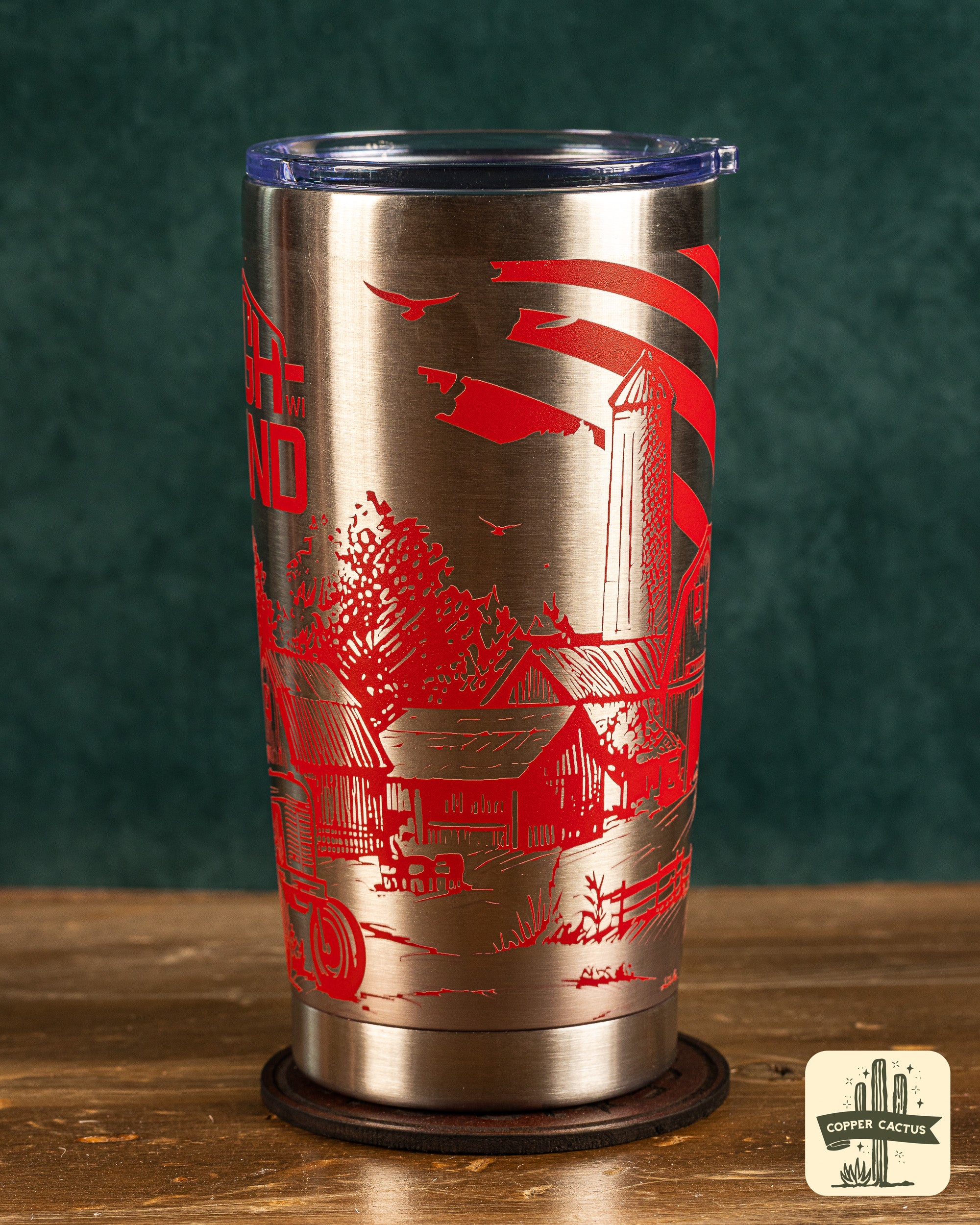 USA Farm Full-Wrap Engraved Tumbler