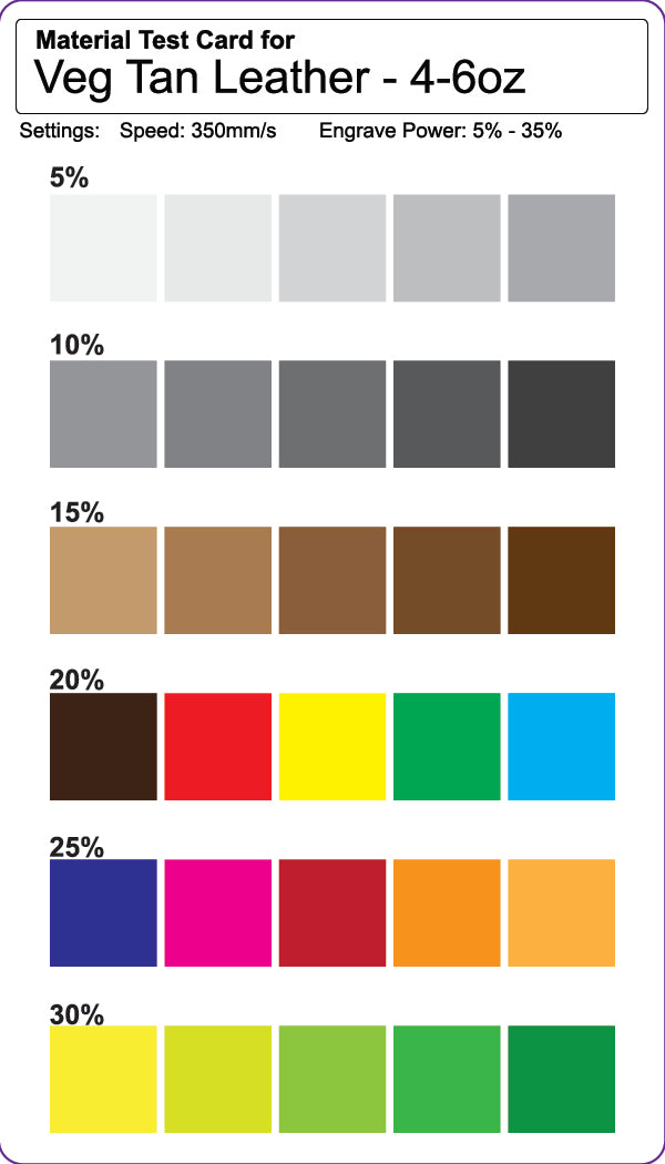 FREE Laser Test Card | SVG Cut File