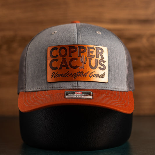 Copper Cactus Copper Leather | Trucker Hat
