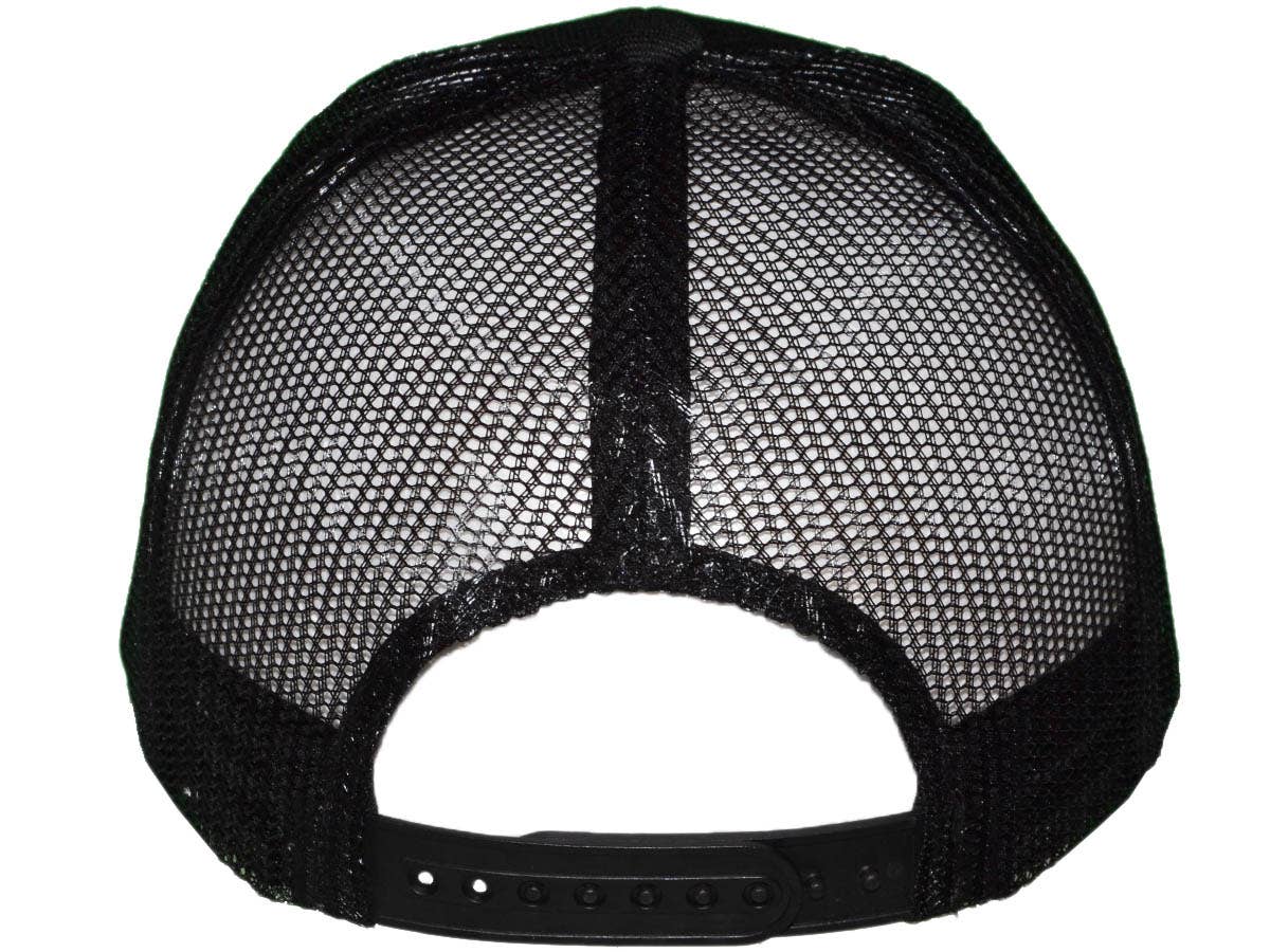 *Youth Size* Blank Trucker Hats - Structured Mesh BK Caps