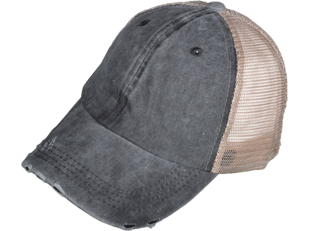 Vintage Trucker Hats - Unstructured Pigment-Dyed Distressed